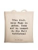 Mr. & Mrs. Panda Tasche Spruch Unbekannte Orte erkunden mit Spruch in Creme