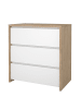 ebuy24 Kommode Next Weiß 80 x 48 cm