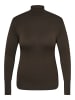ONLY Carmakoma Strickpullover in Coffee Bean