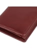 Leonhard Heyden Cambridge Geldbörse Leder 9 cm in rotbraun