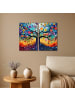 OnlyWow Leinwandbild 2er Set