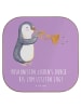 Mr. & Mrs. Panda Coaster Trombone Durchzieher mit Spruch in Lavendeltraum