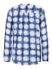 CARTOON Blusenshirt mit Muster in Blau/Weiß