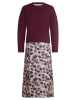 CARTOON Midikleid 2er Set in Taupe/Violett