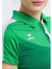 erima Squad Poloshirt in fern green/smaragd/silver grey