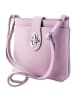 Toscanto Leder Umhängetasche Toscanto Tasche lila ca. 22cm
