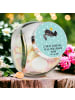 Mr. & Mrs. Panda Bonbonglas Stinktier Ball mit Spruch in Türkis Pastell