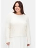 sheego Pullover in offwhite