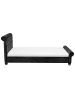 Beliani Doppelbett AVALLON in Schwarz - (W) 172 x (H) 94 x (L) 233 cm