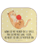Mr. & Mrs. Panda Untersetzer Katze Wolle mit Spruch in Gelb Pastell