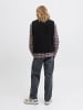 Jack & Jones Teddyfell Weste in Black