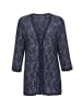 GOLDNER Kurzgröße:  Figurumspielendes Spitzenjäckchen mit Pailletten in mitternachtsblau