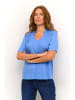 Kaffe Bluse kurzarm KAtina Regular fit in Ultramarine