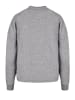 F4NT4STIC Oversize Sweatshirt Alien Peace Sunset in grau meliert