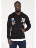 PLUS EIGHTEEN Herren Kapuzenpullover in Schwarz