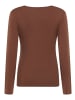 neun 9 monate Umstandsshirt in braun