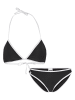 Urban Classics Urban Classics Ladies Retro Triangle Bikini in black/white