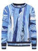 Carlo Colucci Strickpullover Dondi in Blau