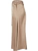 Urban Classics Urban Classics Damen Ladies Satin Midi Skirt in softtaupe