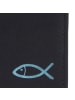 oxmox New Cryptan Geldbörse RFID Schutz 8.5 cm in schwarz-freedom fish cyan