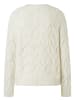 More & More Zopfpullover in off white