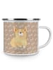 Mr. & Mrs. Panda Camping Emaille Tasse Corgie ohne Spruch in Hundeglück