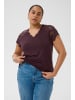 KAFFE curve T-Shirt kurzarm KCcarli Regular fit in Fudge