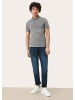 QS Polo-Shirt in 9730_grau meliert