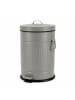 relaxdays Mülleimer in Grau - 20 Liter