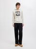 Jack & Jones Kapuzenpullover in White Melange