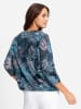 WITT WEIDEN Georgettebluse in marine-bedruckt