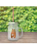 Mr. & Mrs. Panda Trinkglas Mason Jar Bär Vermissen ohne Spruch in Transparent