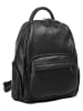 Cluty Rucksack echt Leder in schwarz
