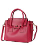 Florence Florence Handtasche Leder fuchsia, pink ca. 30cm