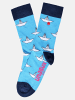 Unabux Freizeitsocken GRUMBLE IN THE JUNGLE in hellblau