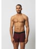 SNOCKS Boxershorts ohne Logo aus Bio-Baumwolle Mix (Rot/Olive/Blau) 6 Stück