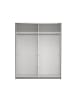 ebuy24 Schiebetürenschrank Como (2-türig) Grau 179 x 67 cm