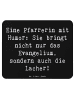 Mr. & Mrs. Panda Mauspad Spruch Humorvolle Pfarrerin mit Spruch in Schwarz