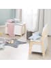 roba Massivholz Kindertruhenbank mit MDF, bicolor Rücken- & Sitzfläche