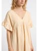 DreiMaster Damen Kleid in Beige Creme