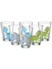 Ritzenhoff & Breker 6er Set Kindergläser Dino 200 ml in bunt