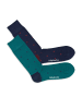 DillySocks Socken Sparse Dots 2er Set in Petrol - Dark Blue