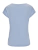 LASCANA Kurzarmshirt in hellblau