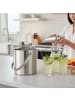 relaxdays Eisbehälter mit Eiszange in Silber - 1,5 Liter