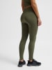 Hummel Leggings Hmlpulse Damen in DUSTY OLIVE