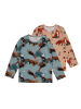 Walkiddy Langarmshirt Mpack Red Foxes-Shirt