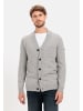 Camel Active Cardigan aus reiner Lammwolle in Grau