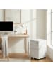 relaxdays Rollcontainer in Weiß - (B)39 x (H)60 x (T)52 cm