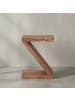 KADIMA DESIGN Wohnzimmertisch Z-Cube | Akazie Massiv, 60cm, Landhaus, Braun in Beige