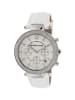 Michael Kors Damenuhr mit Lederarmband Weiß,  Parker Lady MK2277